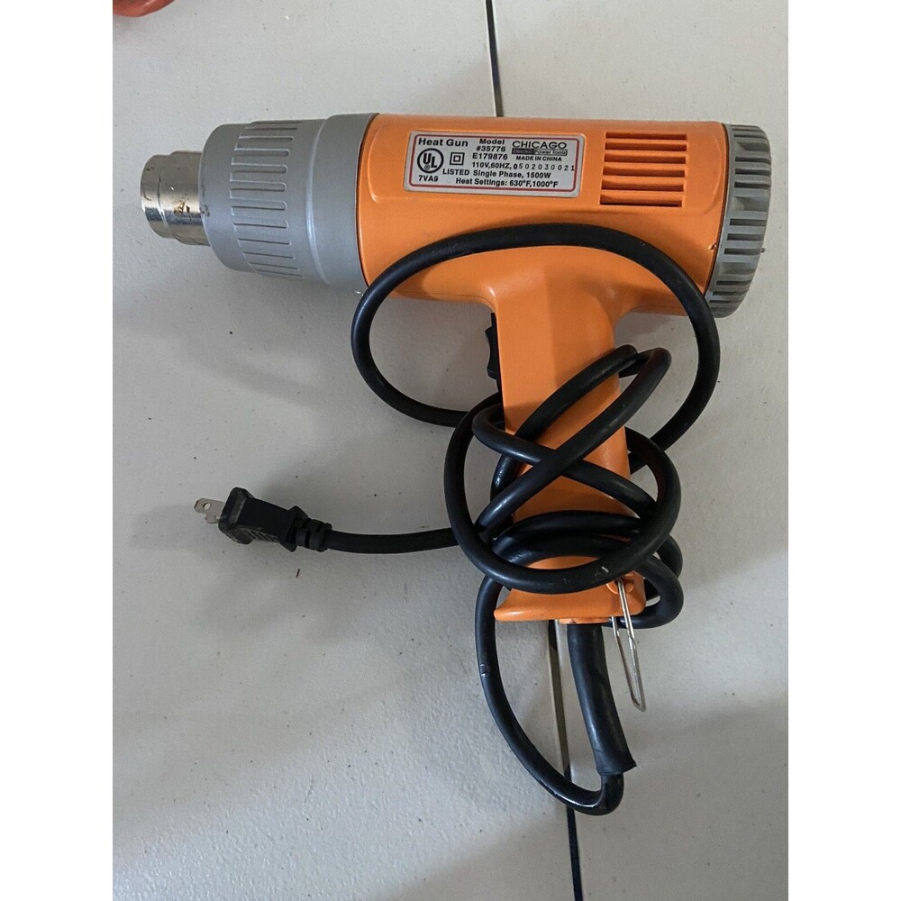 Chicago Electric Power Tools Heat Gun Watt Dual Temperature